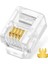 6p/4c Rj11 Telefon Plug - 100 Adet 1