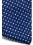 Beyaz Küçük Kare Desenli Lacivert Dokuma Kumaş Mendilli Slim Fit Kravat // SDK-2511-2 3