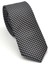 Beyaz Küçük Kare Desenli Füme Dokuma Kumaş Mendilli Slim Fit Kravat // SDK-2511-6 1