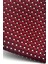 Beyaz Küçük Kare Desenli Bordo Dokuma Kumaş Mendilli Slim Fit Kravat // SDK-2511-3 3
