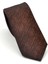 Bej Kırcıllı Desenli Koyu Kahverengi Dokuma Kumaş Mendilli Slim Fit Kravat // SDK-2501-6 1