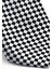 Siyah Piti Kare Desenli Beyaz Dokuma Kumaş Mendilli Slim Fit Kravat // SDK-2503-4 3