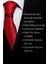 Gri Kırcıllı Desenli Lacivert Dokuma Kumaş Mendilli Slim Fit Kravat // SDK-2501-2 4