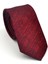 Kırmızı Kırcıllı Desenli Bordo Dokuma Kumaş Mendilli Slim Fit Kravat // SDK-2501-4 1