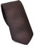 Bej Kırcıl Desenli Kahverengi Dokuma Kumaş Mendilli Slim Fit Kravat // SDK-2504-4 1