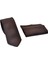 Bej Kırcıl Desenli Kahverengi Dokuma Kumaş Mendilli Slim Fit Kravat // SDK-2504-4 2