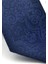 Şal Desenli Lacivert Dokuma Kumaş Mendilli Slim Fit Kravat // SDK-2506-2 3
