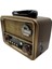 Güneş Enerjili Bluetooth Radyo, Fm/am/sw, Usb, Sd, Aux, Renkli, Nostaljik Tasarım 3