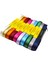 Saten Kurdele 1 cm 10 mt 10 Renk Karışık Paket 2