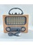 Nostalji Radyo Müzik Kutusu, Bluetooth, Usb, Sd Kart, Aux, Bej Renk Seçenekleri 3