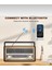 Kahverengi Nostaljik Radyo Bluetooth, Usb, Sd, El Feneri ile Çok Fonksiyonlu 3