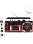 Renkli Retro Radyo Bluetooth, Fm, Usb, Sd Kart, Ses Kayıt, Yüksek Ses 1