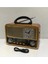 Kahverengi Retro Müzik Çalar Radyo Saat, Usb, Fm, Bluetooth Özellikli, Şık Tasarım 1