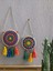 Renkli Mandala Makrome Duvar Süsü, Balkon, Bahçe, Teras Dekorasyonu, 3'lü Set 3