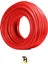 1/2 (1,27 cm) Örgülü Bahçe Hortumu Çatlamaz, Kırılmaz, Esnek (50 Metre) Kırmızı 3