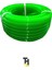 1.1/4 Silikonlu Dayanıklı Bahçe Hortumu (50 Metre) Yeşil 2