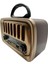 Nostaljik Müzik Kutusu, Bluetooth, Usb/sd/aux, Fm Radyo, Tws, Şık Bej Tasarım 2