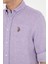 Erkek Lila Gömlek Desenli 50283699-VR034 7
