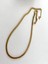 Çelik Arpa Desenli Zincir Gold Kolye 65 cm 3