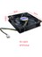12CM 12V 4 Pinli Fan 12CM x 12CM x 2.5cm 4 Pinli Dc 12VOLT Fan 4
