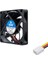 7cm 12V 3 Pinli Kasa Fanı 7cm x 7cm x 1.5cm 2 Pimli Dc 12VOLT Fan 2