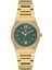 FL21616AWT-B6 Quartz Çelik Altın Rengi Yeşil Kadran 27 mm Kadın Kol Saati 1