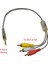 3.5mm Stereo Erkek To 3x Rca Erkek Kablo 30CM 4