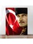 Sayılarla Boyama Tuval Seti Fırça Boya Dahil (Çıtalı) 40X50 cm - Atatürk 1