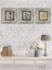 Turuncu Doğaltaş Çerçeveli 20X20 cm Duvar Dekor Seti, 3'lü Pano 1