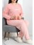 Seka Viskon Büyük Beden Pijama Takımı Koyupudra - 50727.1049. 1