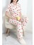 Seka Milan Kumaş Düğmeli Pijama Takımı Beyazkiraz - 50145.1857. 1