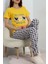 Seka Süprem Baskılı Pijama Takım Sarı - 50774.1773. 1