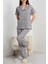 Seka Baskılı Düğmeli Pijama Takım Laciayı - 50776.1773. 1