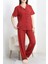 Seka Milan Kumaş Düğmeli Pijama Takımı Ekose - 750.1287. 1
