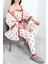 Seka Milan Kumaş 3'lü Pijama Set Beyazkırmızı - 50147.1857. 1