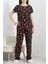 Seka Alt Üst Aynı Pijama Takımı Siyahçilek - 50079.1857. 1