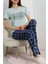 Seka Süprem Baskılı Pijama Takım Mintlaci - 50774.1773. 1