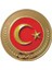 Kırmızı Işlemeli Tabak Plaket, 25 Cm, Şık ve Modern Dekoratif Ürün 2