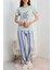Seka Süprem Baskılı Pijama Takım Mint - 50774.1773. 1