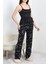 Seka Milan Ip Askılı Fırfırlı Pijama Takım Lacivertbeyaz - 70186.1857. 1