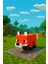 Minecraft Tarzı Tilki Oyuncak – Bloklu Yapı Seti, Koleksiyonluk Hediye Dekoratif Figür 16CM 1