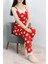 Seka Baskılı Ip Askılı Milan Pijama Takımı Beyazkalp - 320.1287. 1