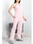 Seka Modal Kumaş Dantelli Pijama Takımı Pembeçizgili - 620.1287. 1