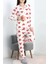 Seka Milan Düğmeli Pijama Takımı Beyazkırmızı - 50728.1929. 1