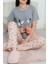 Seka Süprem Baskılı Pijama Takım Grisomon - 50774.1773. 1