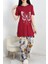 Seka Ringviskon Pijama Takımı Mürdüm - 50632.1931. 1