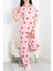 Seka Alt Üst Aynı Viskon Pijama Takımı Çizgiliçilek - 485.1287. 1