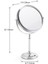 Çift Taraflı Büyüteçli ve Dönen Profesyonel Kozmetik Ayna, Gri Renk 6