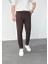 Kahverengi Duble Paça Jogger Pantolon 2