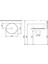 Bocchi Venezia 45 cm Çanak Lavabo Mat Antrasit 1119-020-0125 2